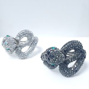 Rhinestone Snake Bracelet
